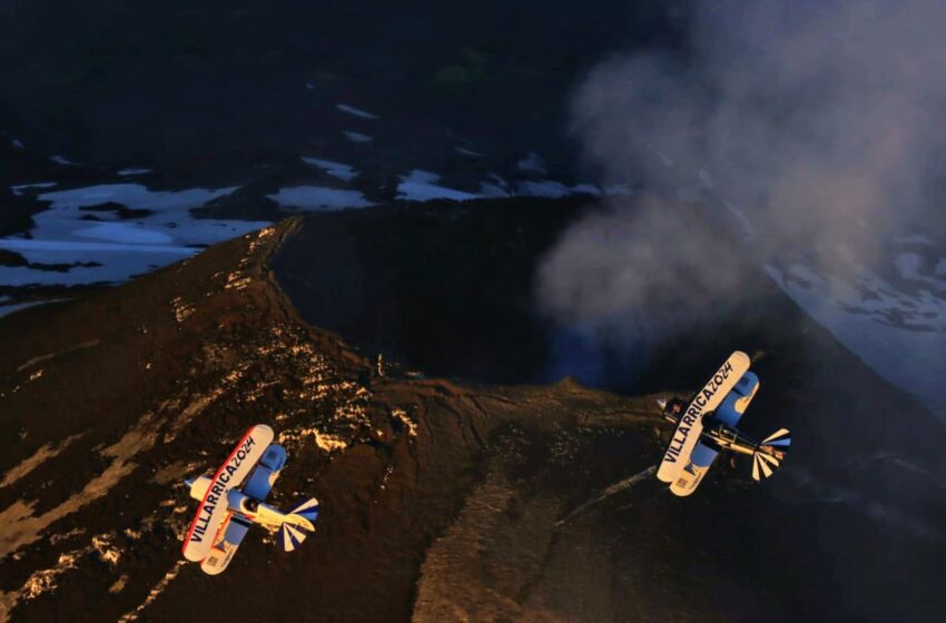  Paseos en avión por La Araucanía Lacustre: una de las grandes atracciones de la versión 17 del Festival Aéreo Internacional de Villarrica